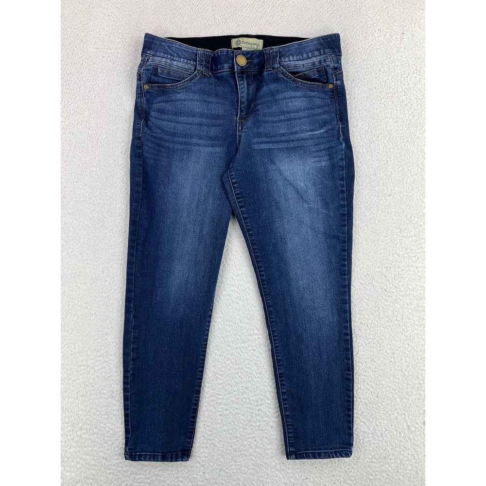 Democracy Ab Technology Skinny Jeans Womens 10P Blue Medium Wash BP1873BBL8
